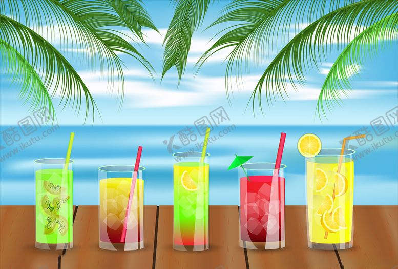 编号：80406409110217273048【酷图网】源文件下载-夏季果汁