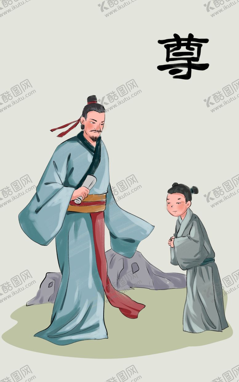编号：50763102182219043266【酷图网】源文件下载-传统文化古风人物