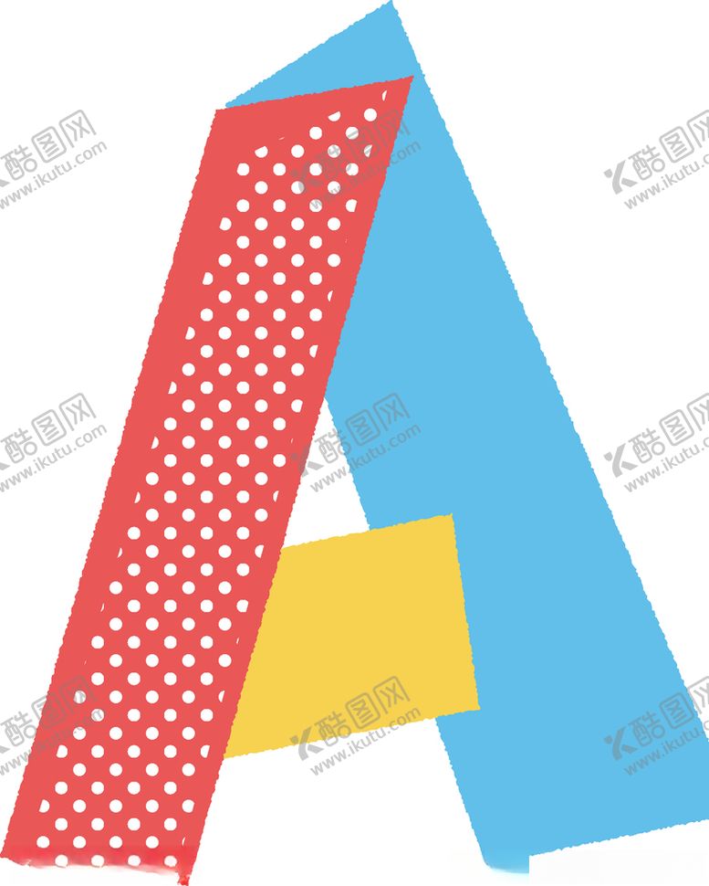 编号：73194407032346203219【酷图网】源文件下载-扁平化拼色矢量英文字母