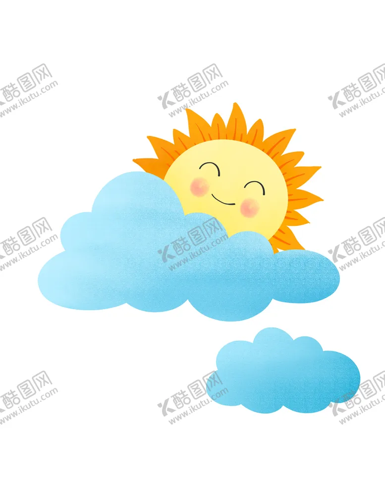编号：53629809122245201057【酷图网】源文件下载-卡通元素太阳插画阳光小清新素材