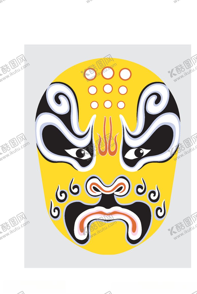 编号：20535810071247038266【酷图网】源文件下载-中国风传统京剧脸谱