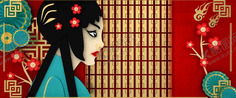 编号：95307609192125501835【酷图网】源文件下载-国潮背景