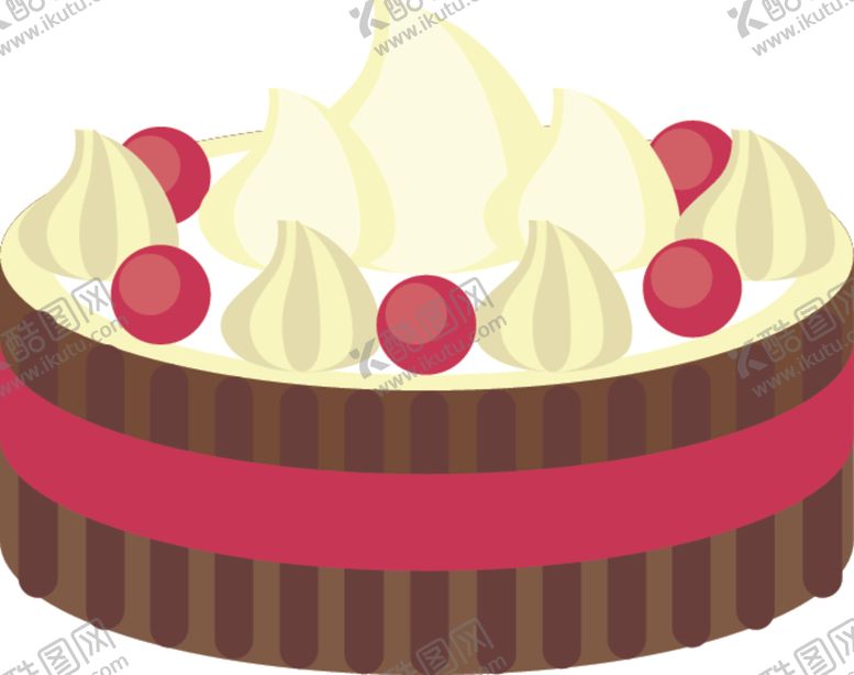 编号：62864309281849458844【酷图网】源文件下载-生日蛋糕