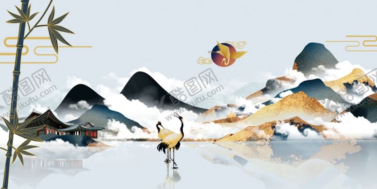 编号：29731803140031389059【酷图网】源文件下载-意境山水