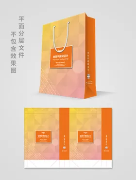手提袋高端服装简约金融