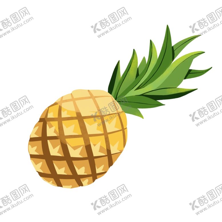 编号：93029203120307197591【酷图网】源文件下载-菠萝插画