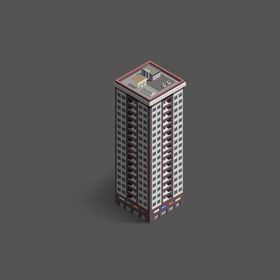 扁平风建筑