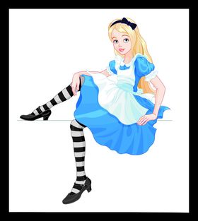 手绘女孩女人漂亮美优雅