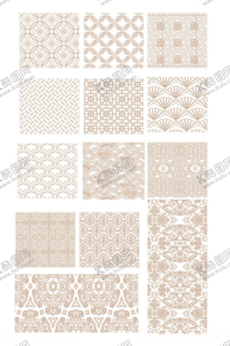 编号：89912009212126511199【酷图网】源文件下载-中国传统花纹
