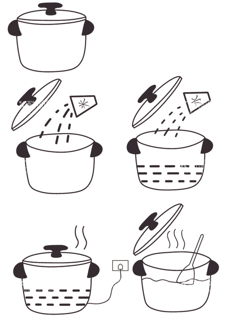 编号：65178012081529596520【酷图网】源文件下载-米饭制作流程