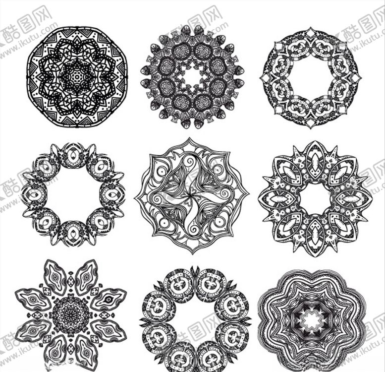 编号：71614010311311126259【酷图网】源文件下载-古典花纹底纹