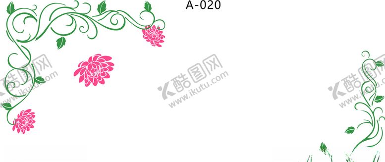 编号：50841709161025445929【酷图网】源文件下载-对角花矢量图片素材