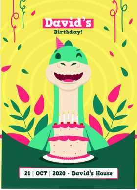 生日邀请函