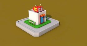 3D立体小房子