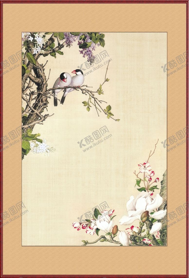 编号：74823906232358565275【酷图网】源文件下载-工笔画画框
