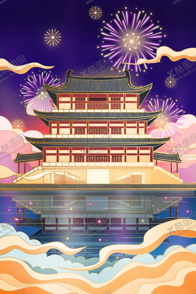 编号：11026906181615599496【酷图网】源文件下载-国潮风景