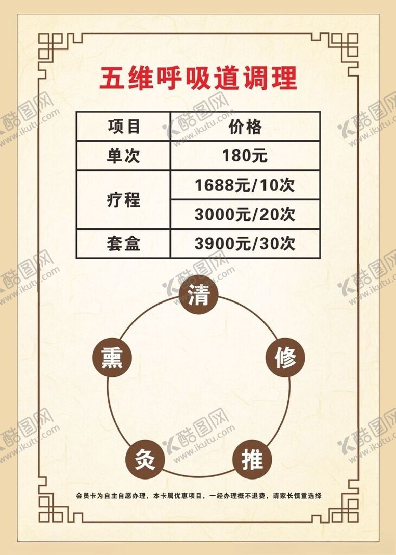 编号：62300301260420563280【酷图网】源文件下载-五行呼吸道调理