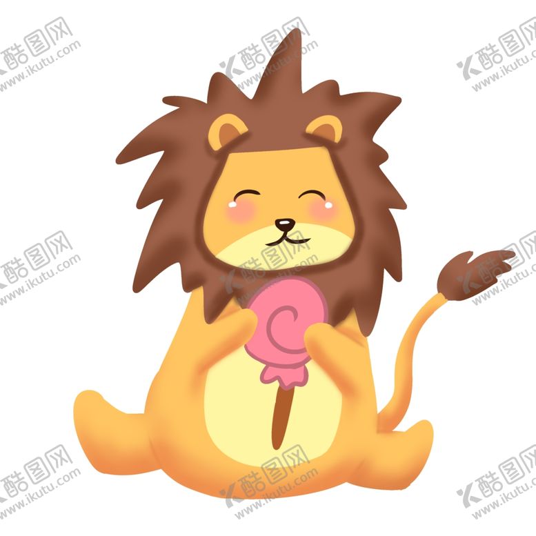 编号：11206509211034179699【酷图网】源文件下载-卡通狮子