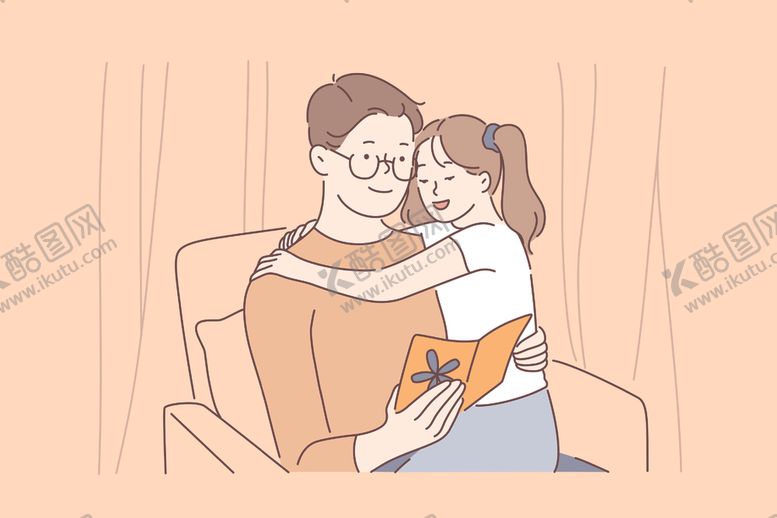 编号：97991107051409467321【酷图网】源文件下载-简约人物生活形象插画