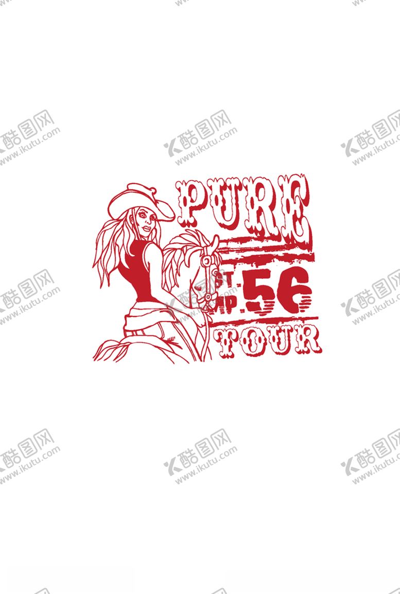 编号：70935405051806123724【酷图网】源文件下载-女装人物印花