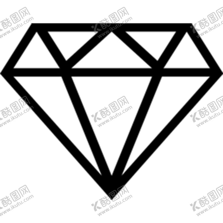 编号：71977509220837514321【酷图网】源文件下载-手绘钻石宝石水晶珠宝免扣素材
