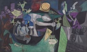 毕加索抽象绘画作品