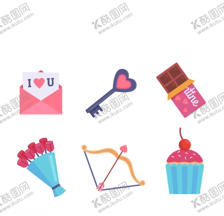 编号：93314706270021384278【酷图网】源文件下载-浪漫情人节元素