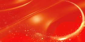 红色背景商业企业会议展板发布会