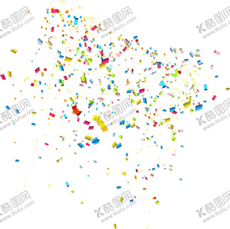 编号：39525210260803149818【酷图网】源文件下载-纸屑素材