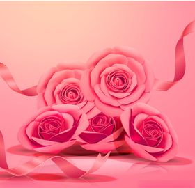 鲜花背景化妆品背景广告底图