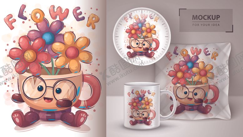 编号：47849709192010149310【酷图网】源文件下载-可爱卡通印花