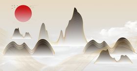 新中式背景