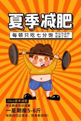 减肥海报
