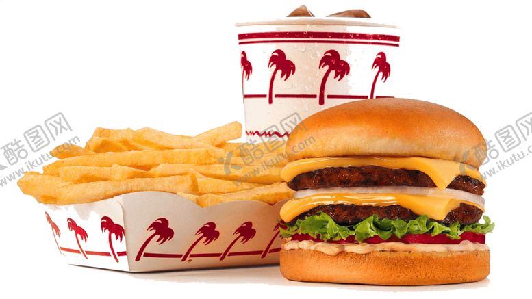 编号：89620809160507427808【酷图网】源文件下载-汉堡薯条图片