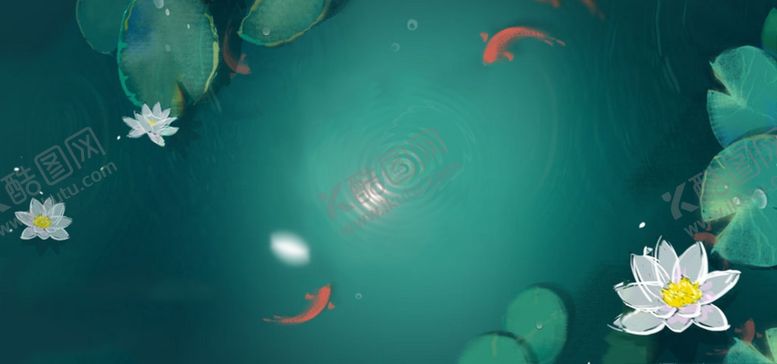 编号：99280709271736448684【酷图网】源文件下载-蓝色荷花背景