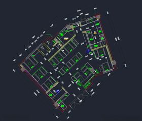 店面办公室平面图