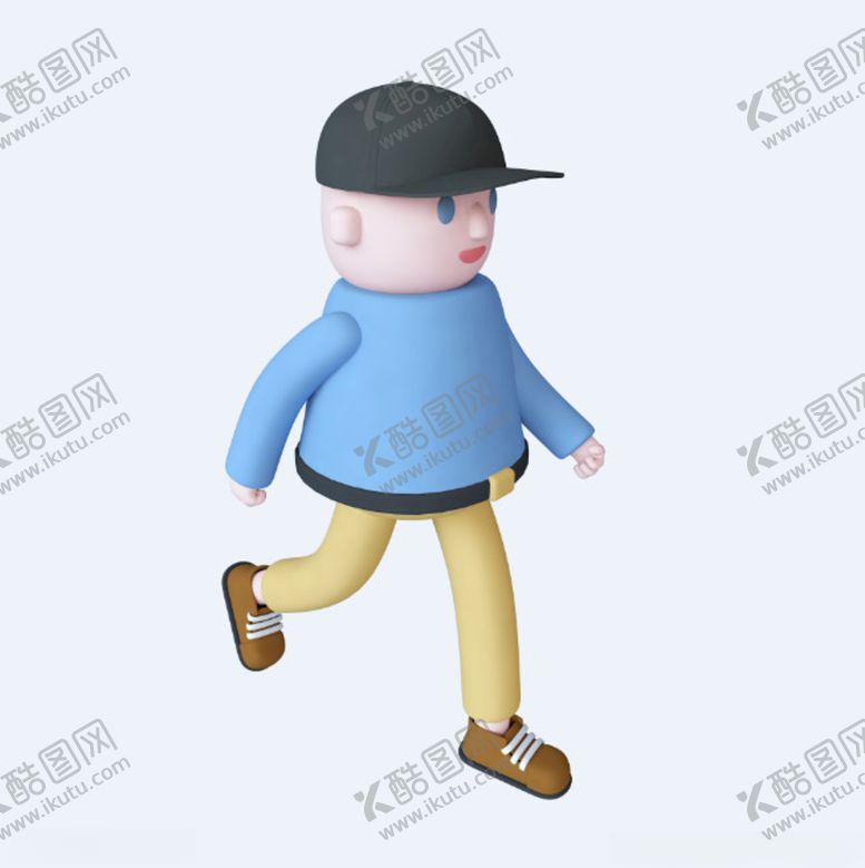 编号：10426602022249004488【酷图网】源文件下载-C4D模型卡通人
