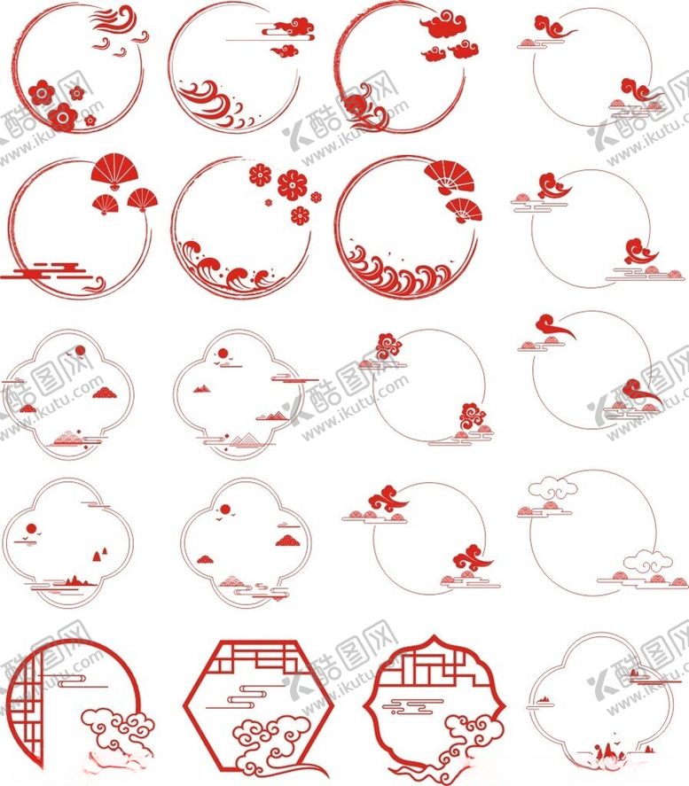 编号：73545311200437304068【酷图网】源文件下载-圆形边框