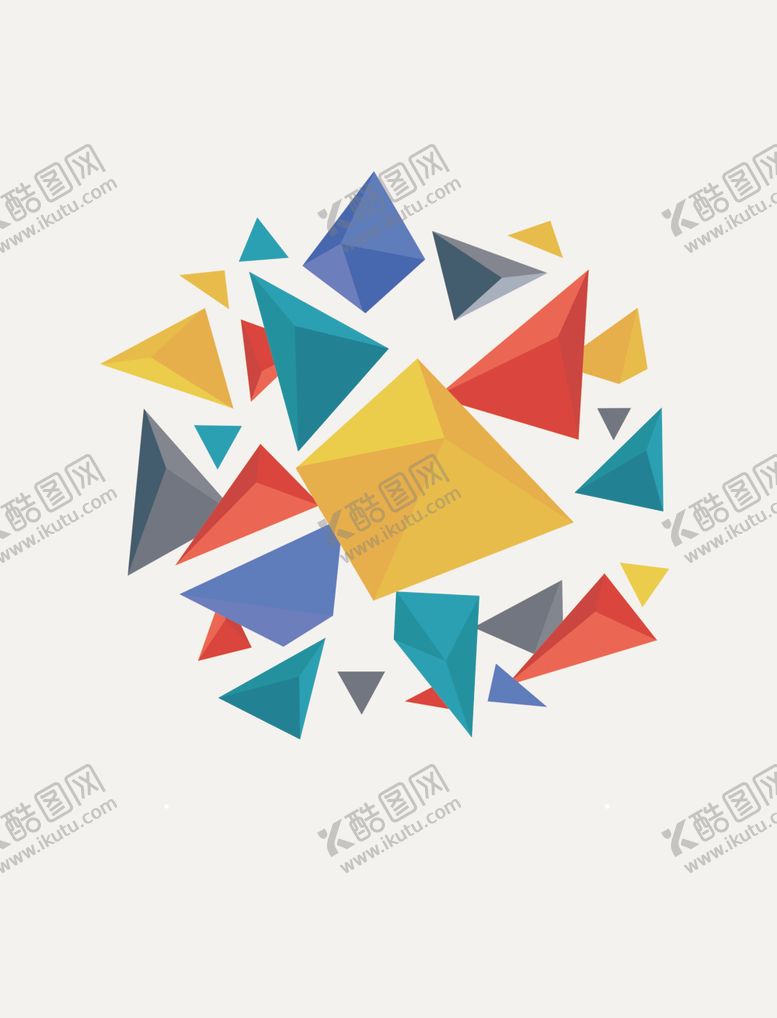 编号：51946110302321137845【酷图网】源文件下载-三角乱花