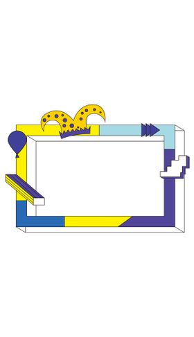 编号：12753609270410166145【酷图网】源文件下载-愚人节装饰图案边框内容框标题框