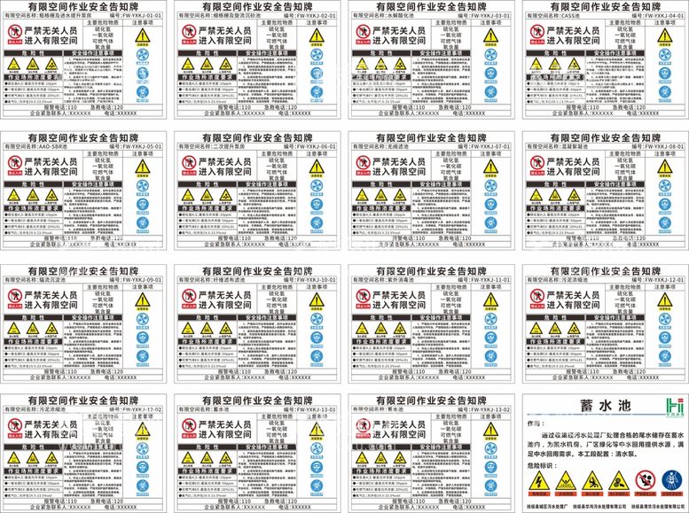 编号：10642901260430559645【酷图网】源文件下载-有限空间告知牌