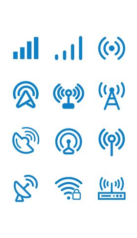 编号：94618009241520589307【酷图网】源文件下载-wifi图标 信号标志图片