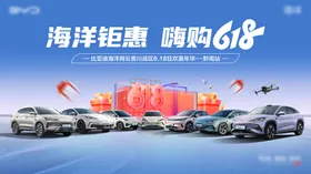 汽车618团购合影手举牌