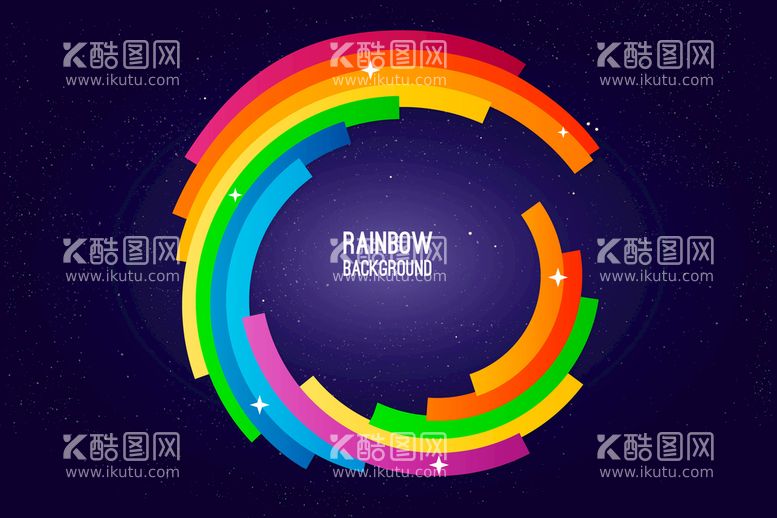 编号：37849210081639127591【酷图网】源文件下载-彩虹