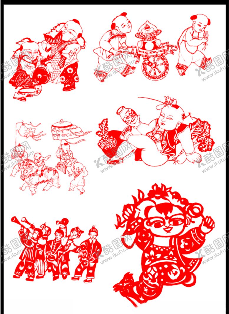 编号：36580010100807091147【酷图网】源文件下载-剪纸