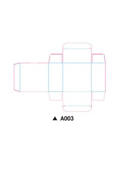 包装盒刀模图