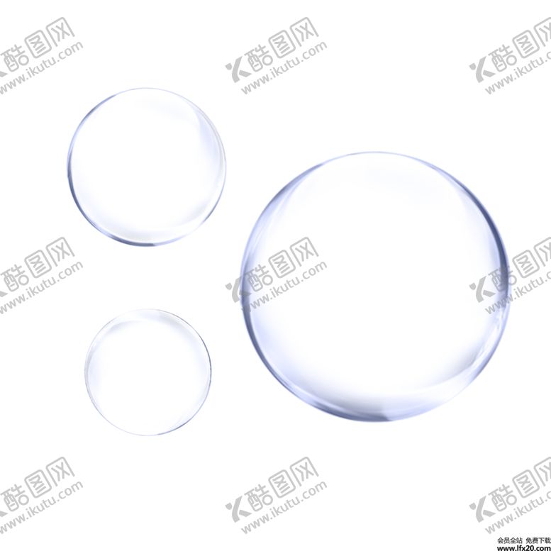 编号：65088610270402106720【酷图网】源文件下载-彩色透明肥皂泡气泡水泡泡泡元素