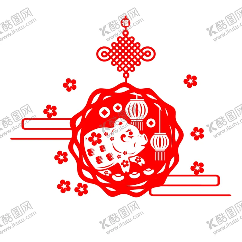 编号：23814106161308158383【酷图网】源文件下载-窗花剪纸