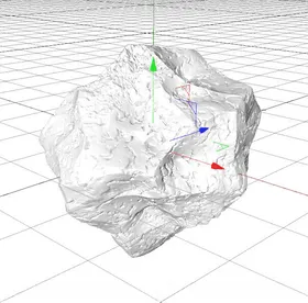 C4D模型岩石假山石头景观石