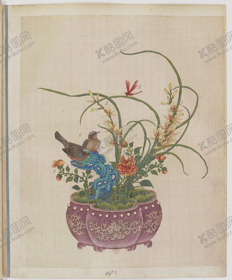 编号：16276704180916567133【酷图网】源文件下载-盆景花鸟